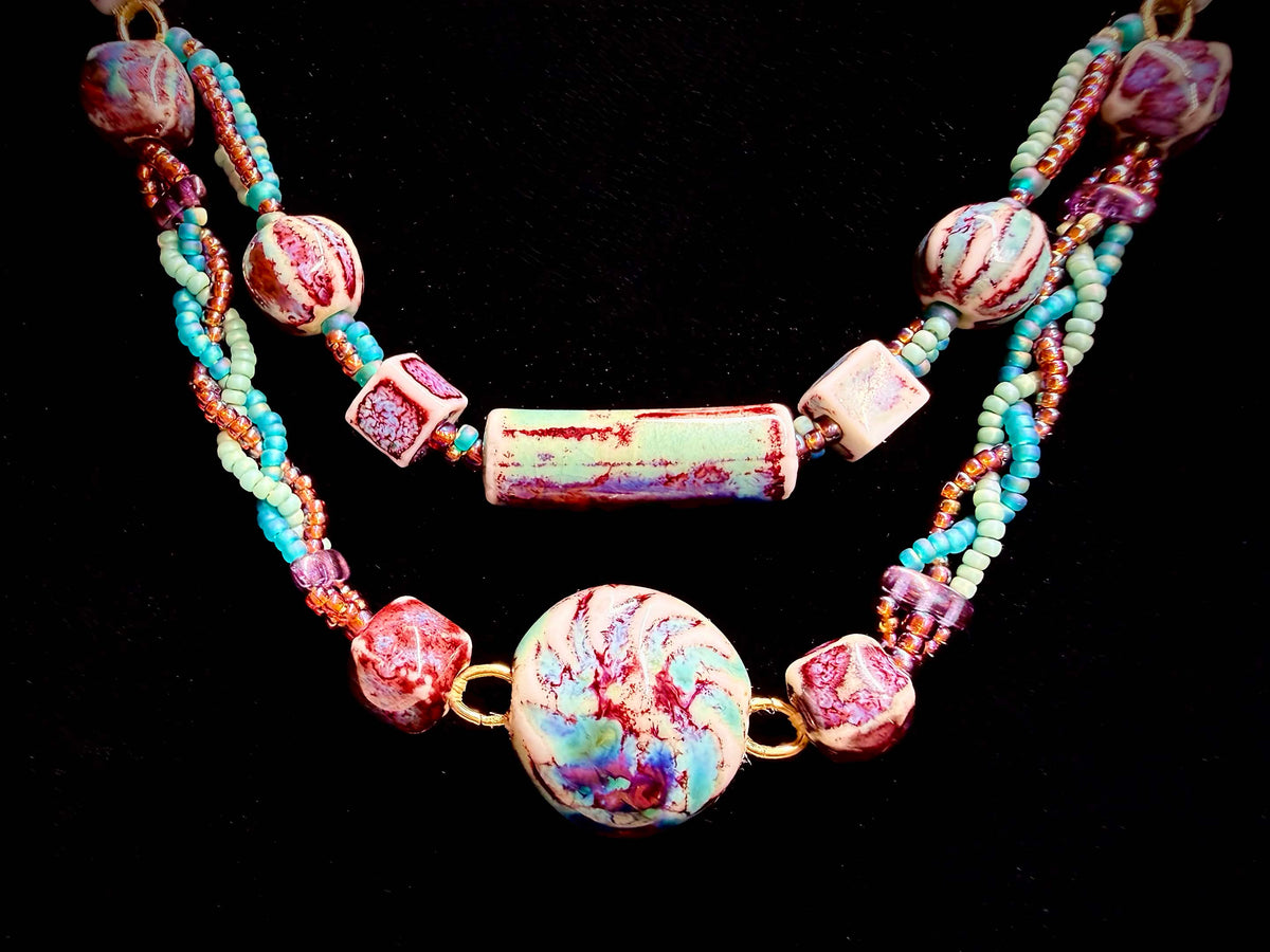 Ceramic Treasure Necklace