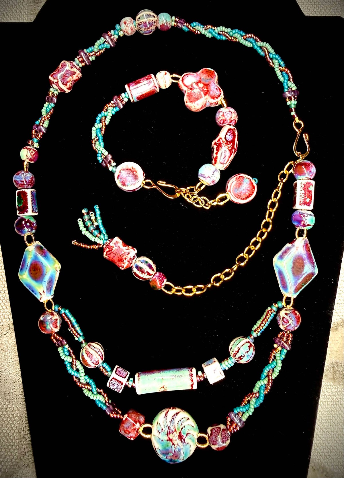 Ceramic Treasure Necklace