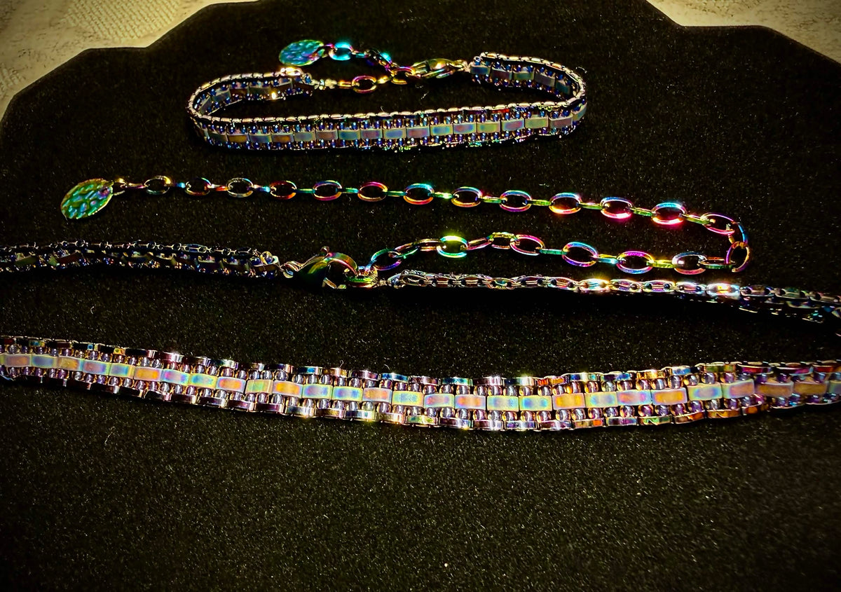 Black Rainbow choker