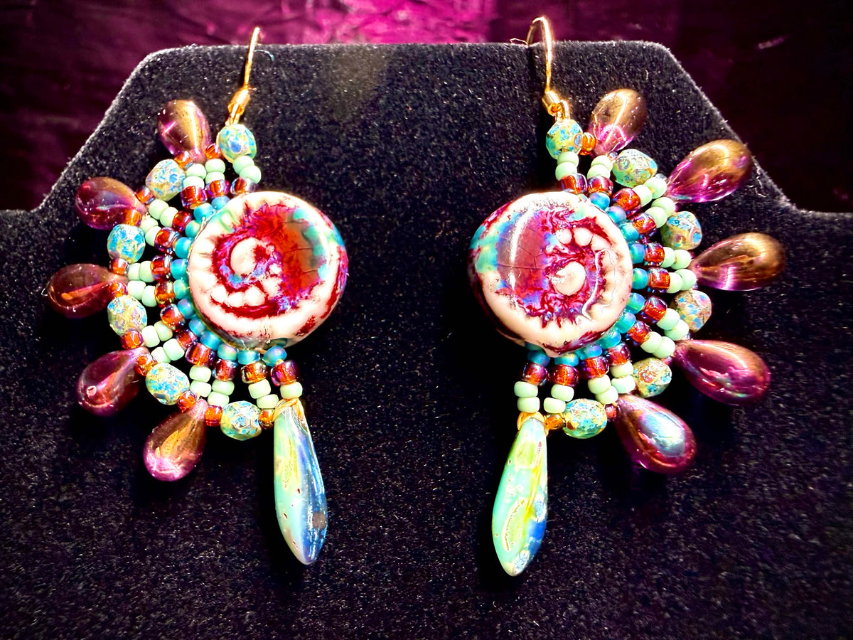 Ceramic Treasure Earrings