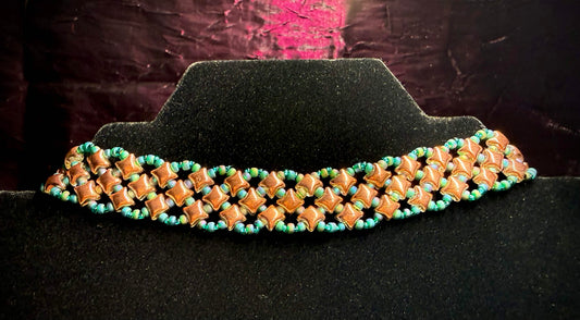 Copper Lattice necklace