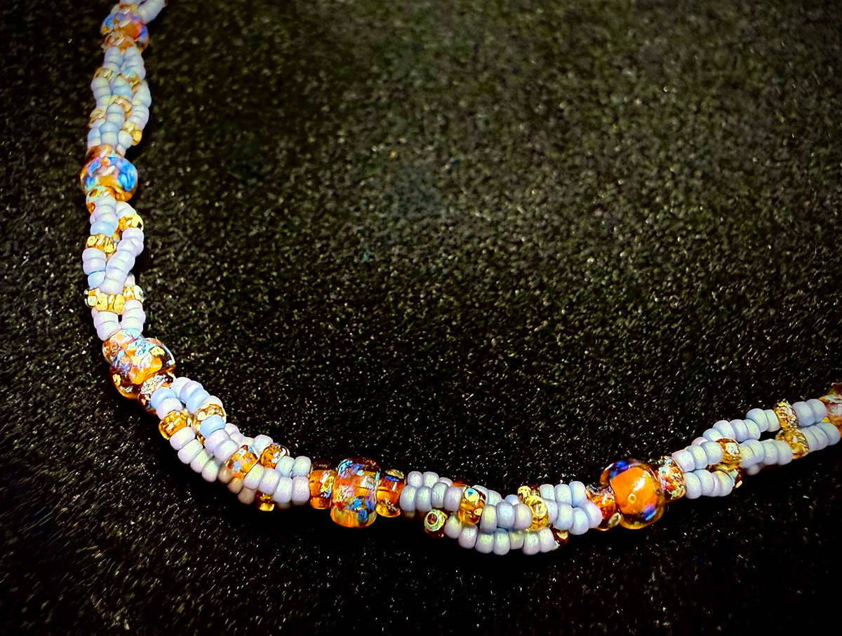 Cornflower necklace