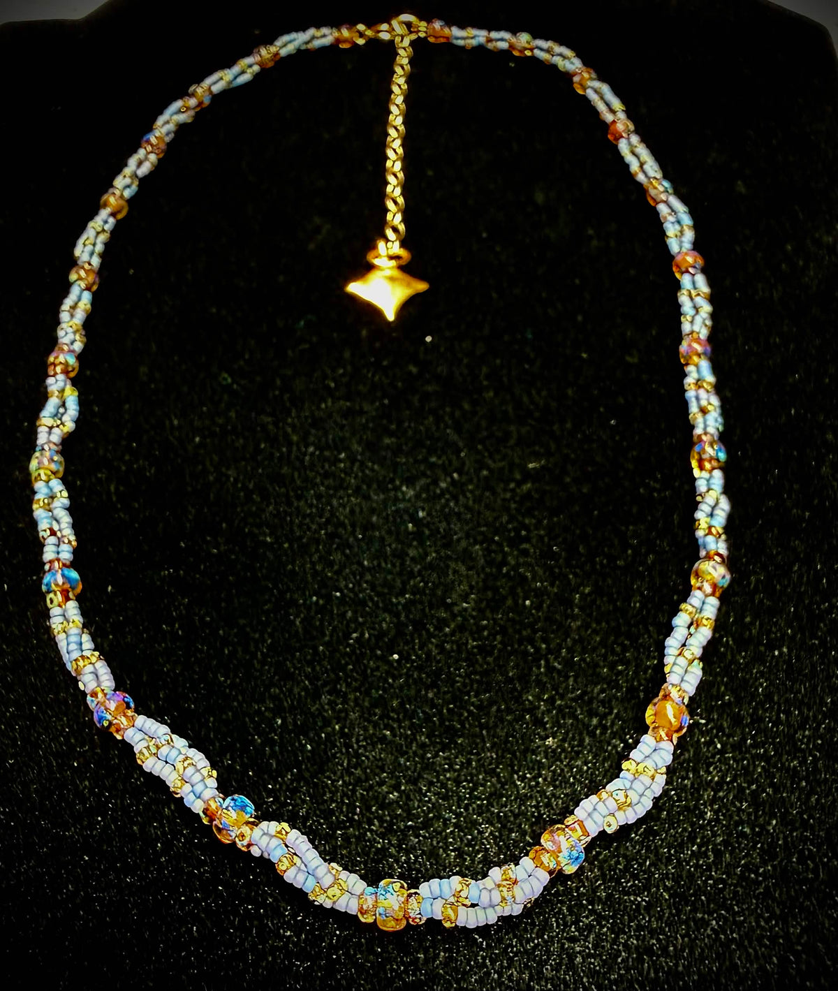 Cornflower necklace