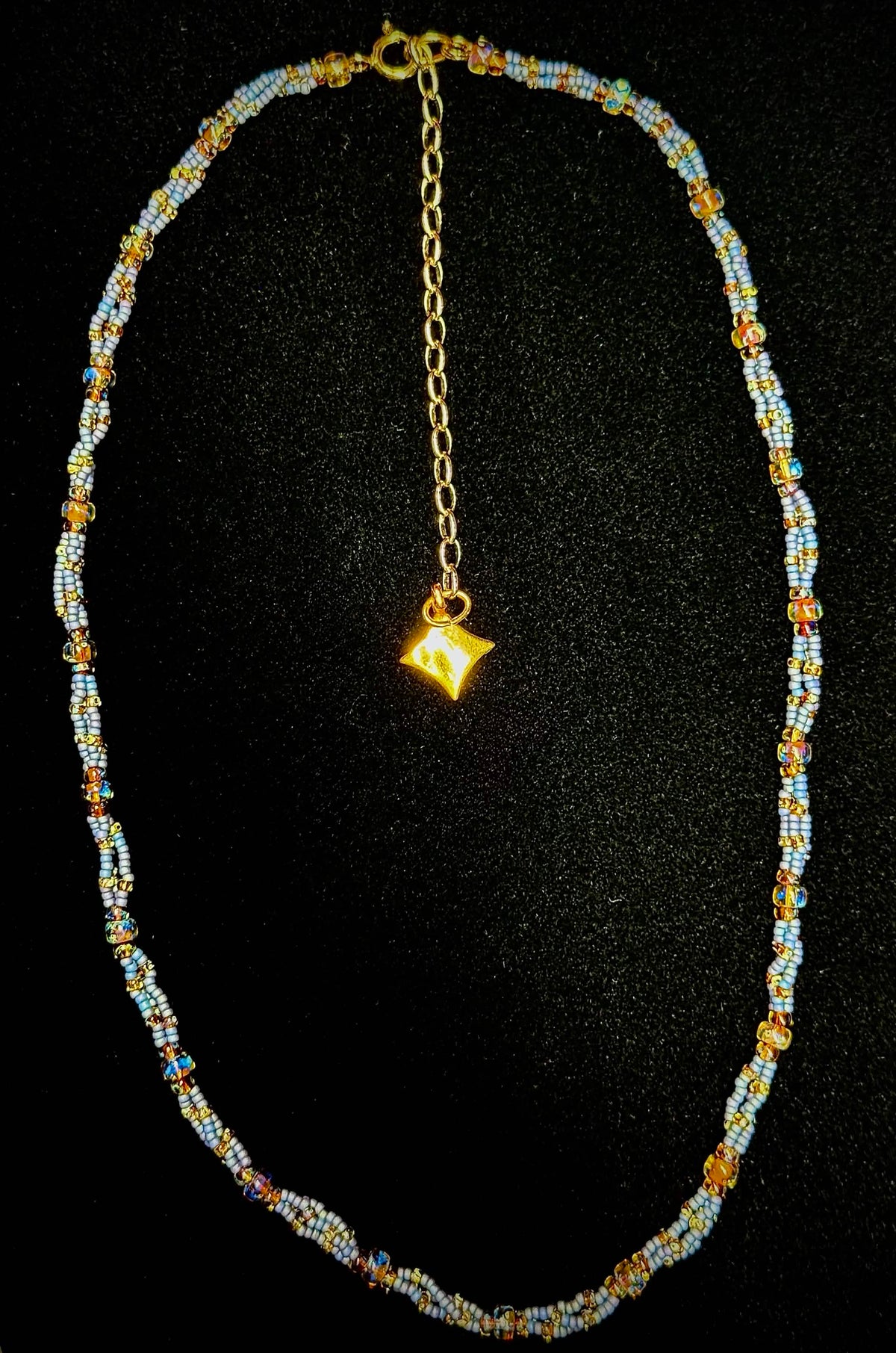Cornflower necklace