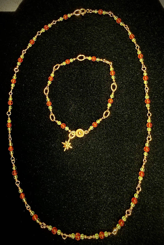 Delicate Autumn necklace