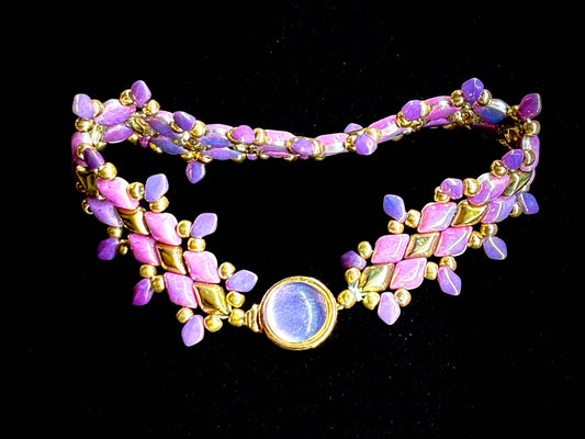 Dragon Scales purple bracelet